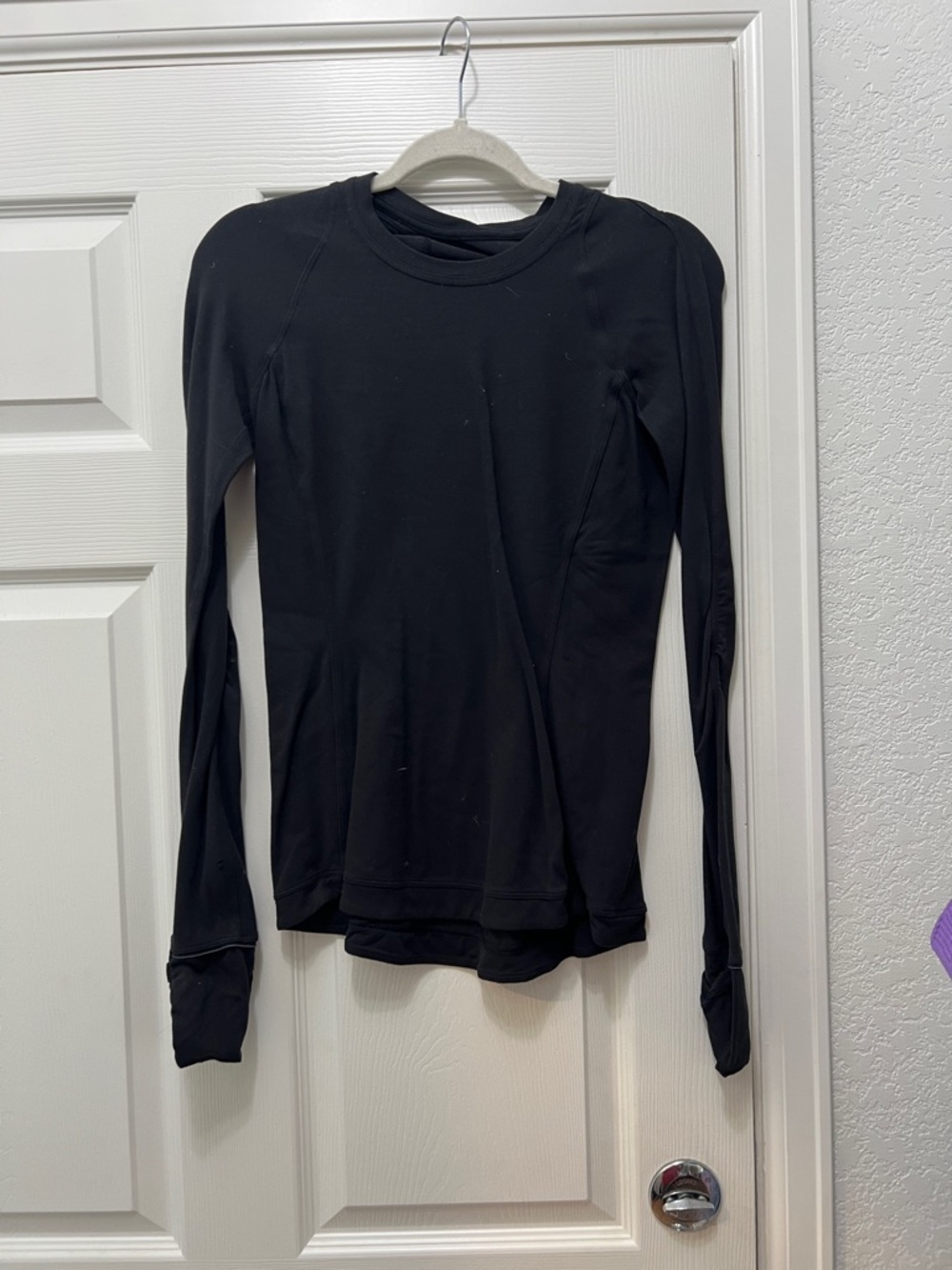 Long Sleeve Women's Black Performance Top